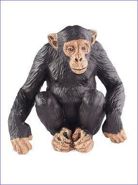 Papo Chimpanzee Animal Figurine New w/Tag Add-On Item Age 3+